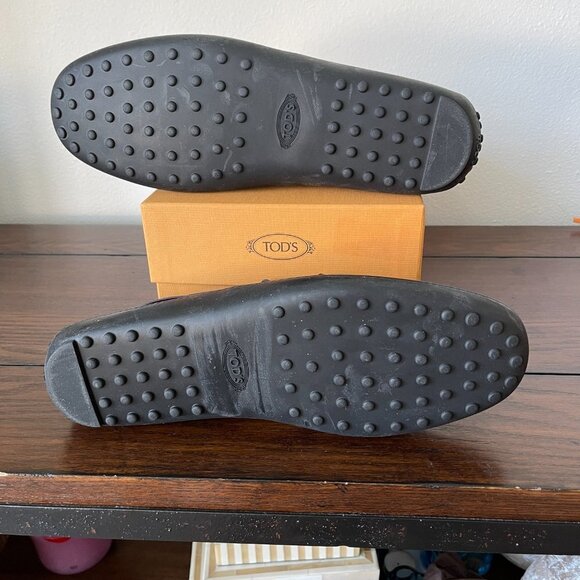 Tod's Italy Maroon Red Leather Driver Loafer shoe, XXM15C0CN50LYGR807 - Picture 8 of 9